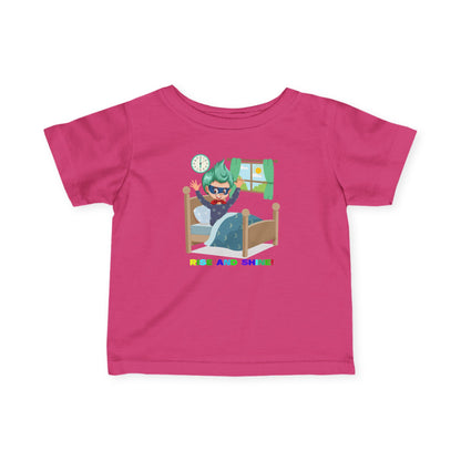 Infant Fine Jersey Tee - Super kiddo teaches us to wake up early - [[{"value":"Wonderwear Kid"}]]