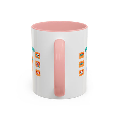 Accent Coffee Mug - Super kiddo how to brush teeth - [[{"value":"Wonderwear Kid"}]]