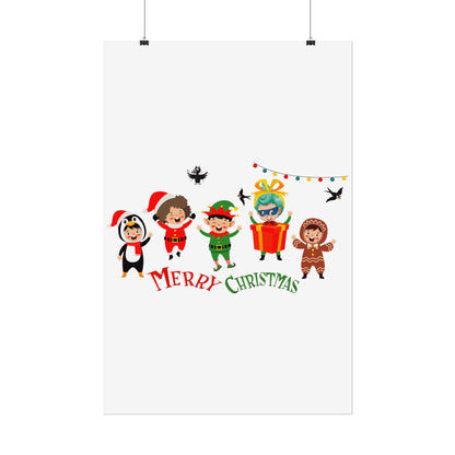 Rolled Posters - Merry christmas by super kiddo and friends - [[{"value":"Wonderwear Kid"}]]