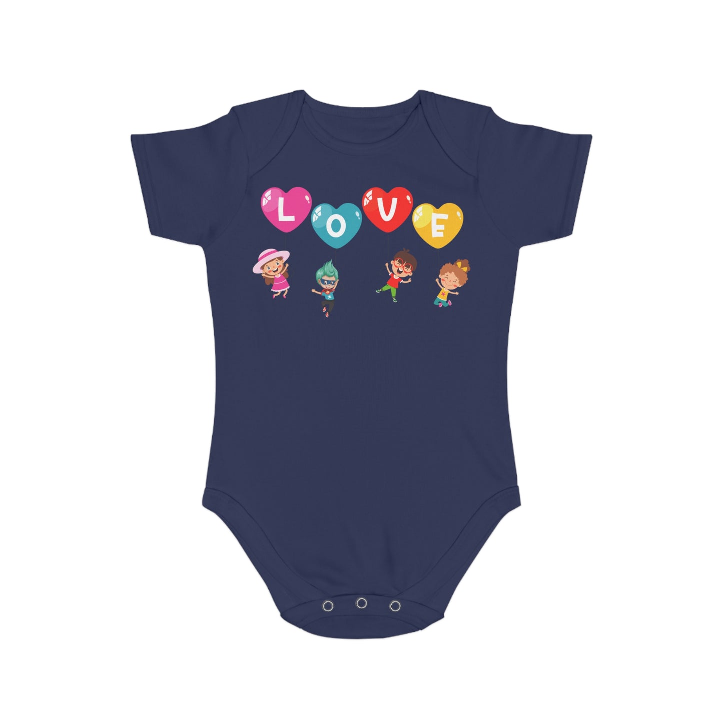 Infant Fine Jersey Bodysuit - Valentines -  Love - [[{"value":"Wonderwear Kid"}]]