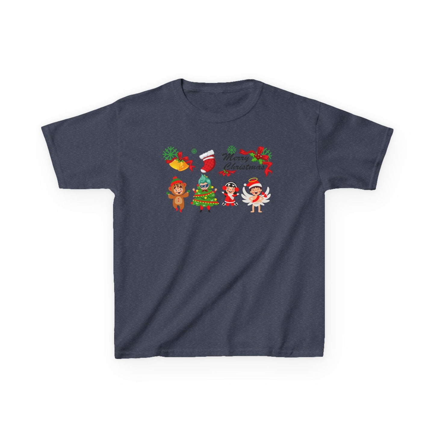 Kids Heavy Cotton™ Tee - Merry christmas from super kid - [[{"value":"Wonderwear Kid"}]]