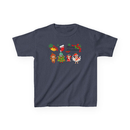 Kids Heavy Cotton™ Tee - Merry christmas from super kid - [[{"value":"Wonderwear Kid"}]]