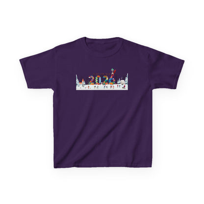 Kids Heavy Cotton™ Tee - Happy 2026 - [[{"value":"Wonderwear Kid"}]]