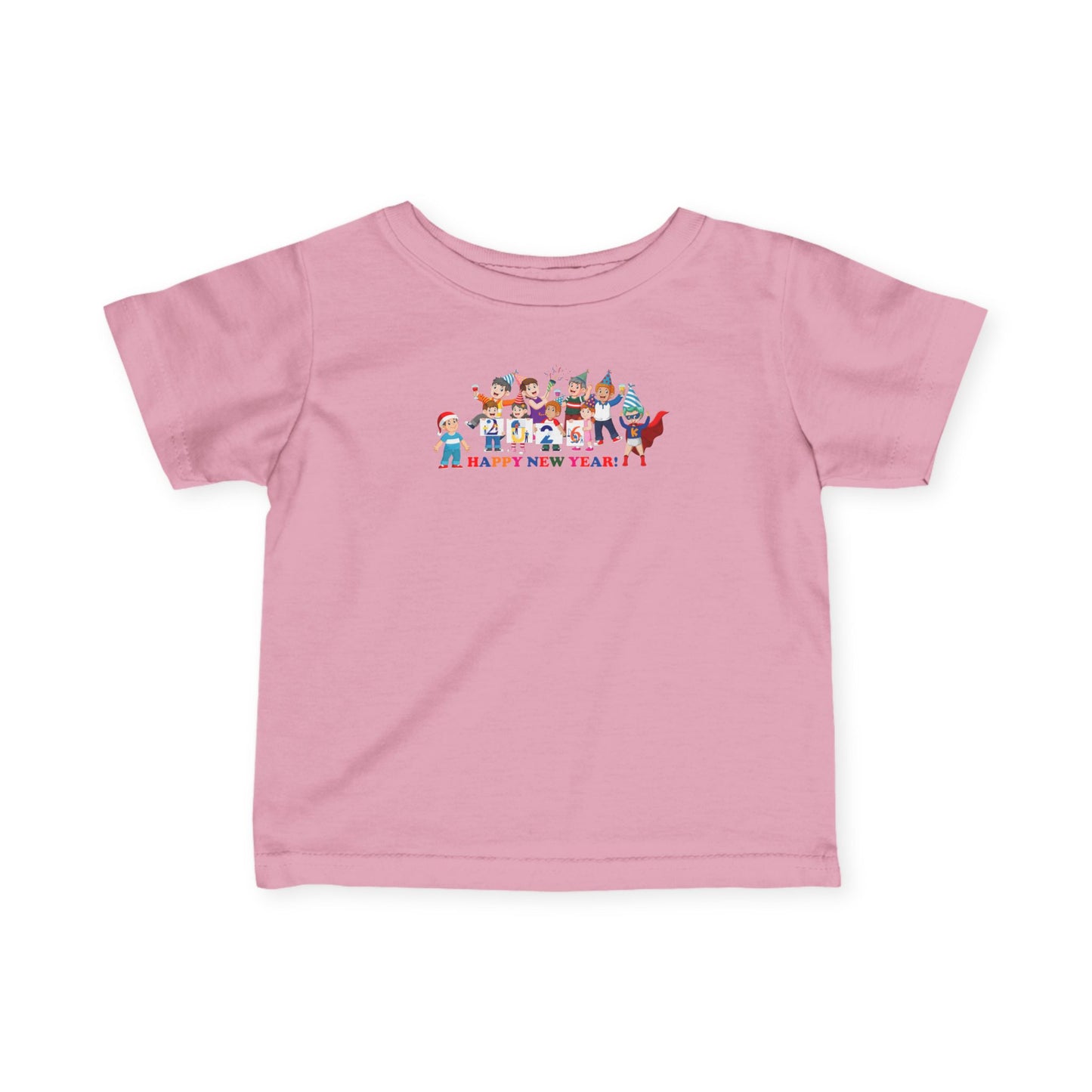 Infant Fine Jersey Tee - Happy new year from super kiddo - [[{"value":"Wonderwear Kid"}]]