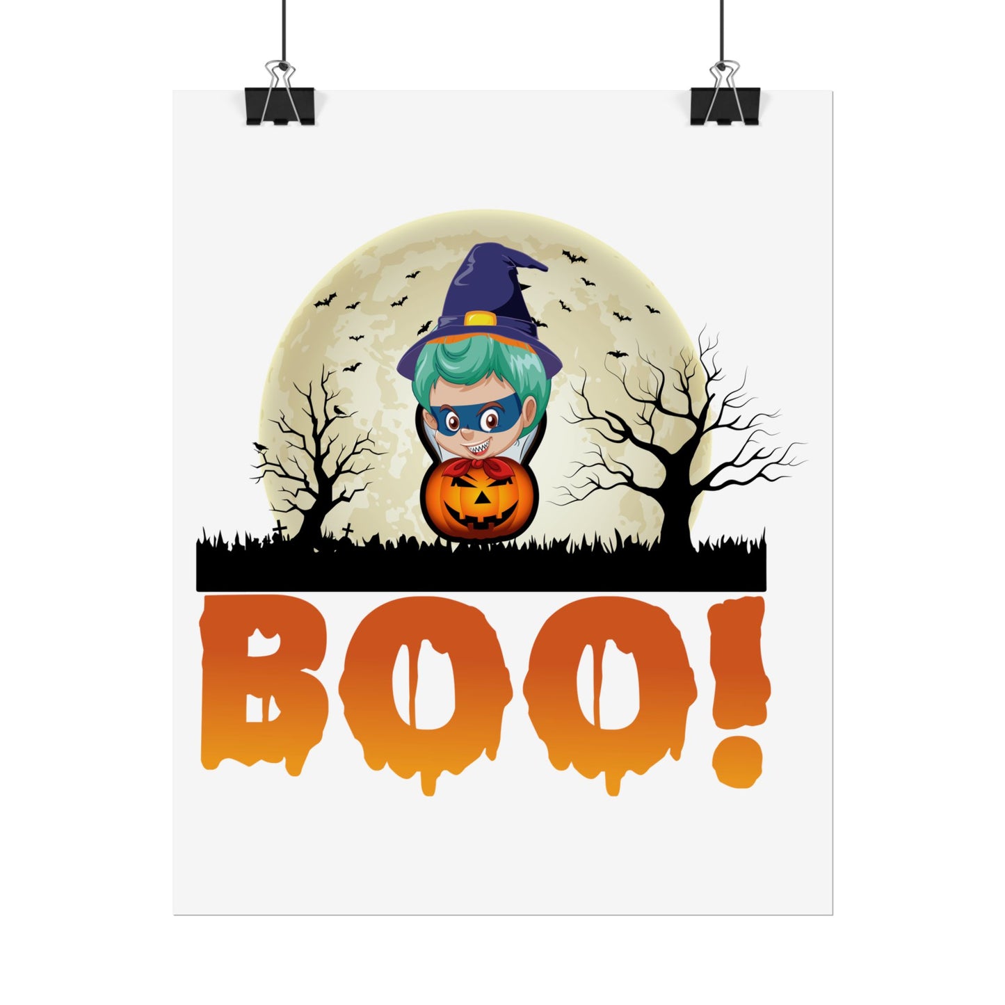 Rolled Posters - 'Boo!' - [[{"value":"Wonderwear Kid"}]]