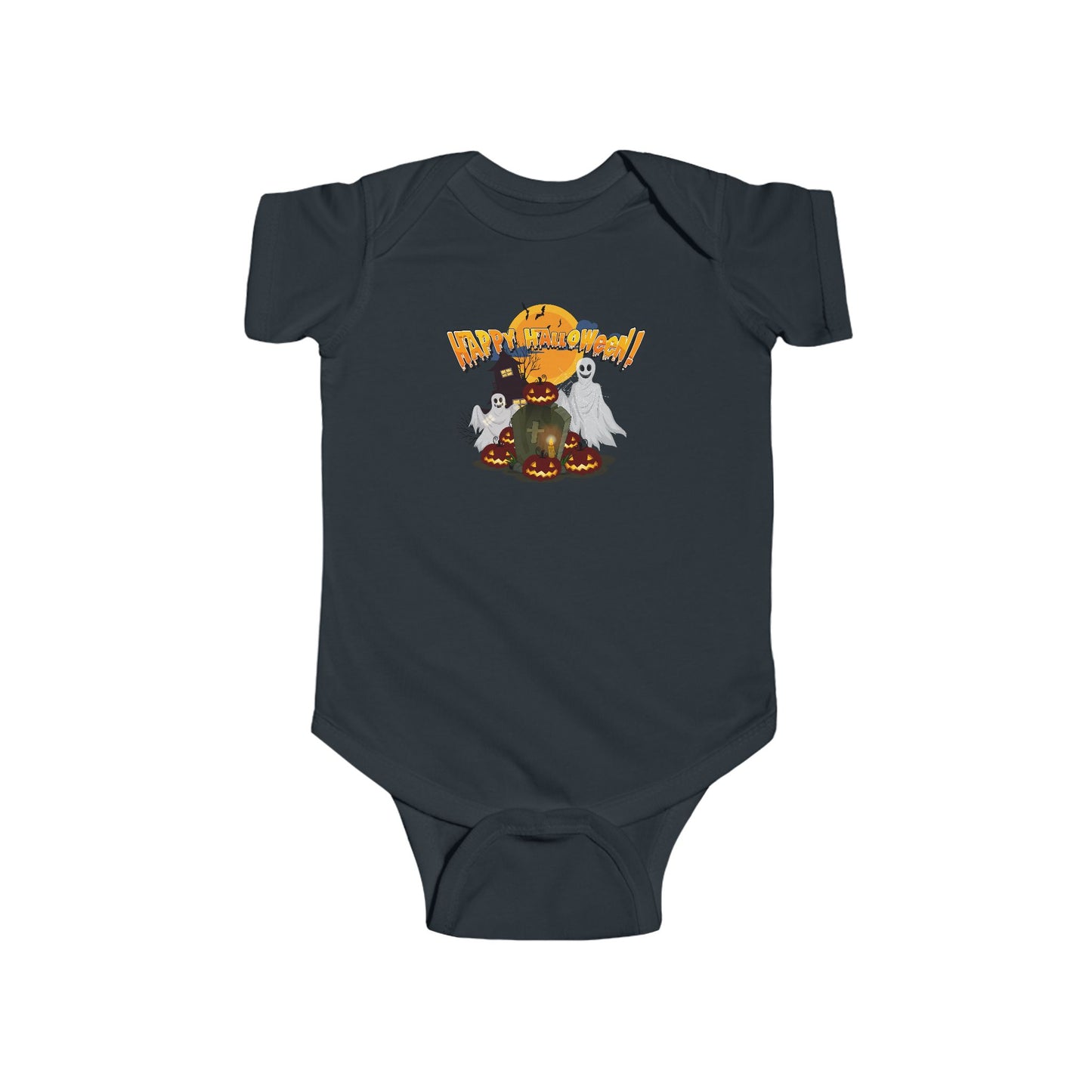 Infant Bodysuit - Happy holloween - cemetery