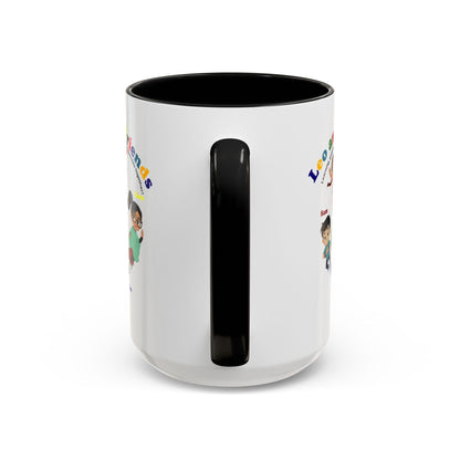 Accent Coffee Mug - Leo & Friends - Learning and growing - [[{"value":"Wonderwear Kid"}]]