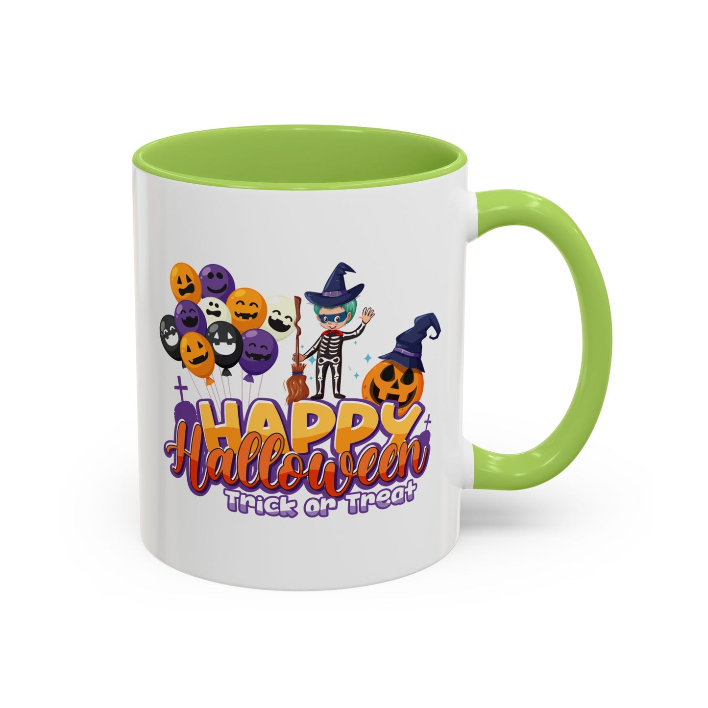 Accent Coffee Mug - Happy halloween trick or treat
