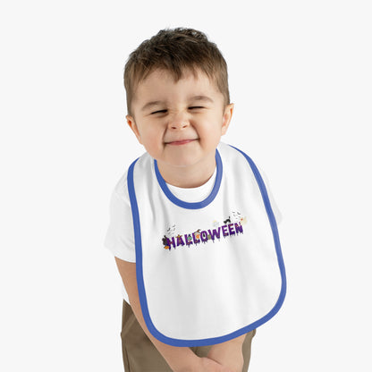 Baby Bib - Holloween word Printify
