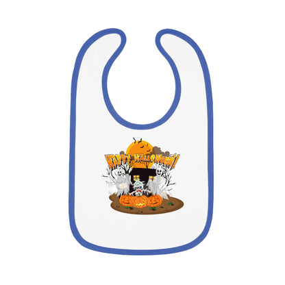 Baby Bib - Super kiddo with ghost - [[{"value":"Wonderwear Kid"}]]