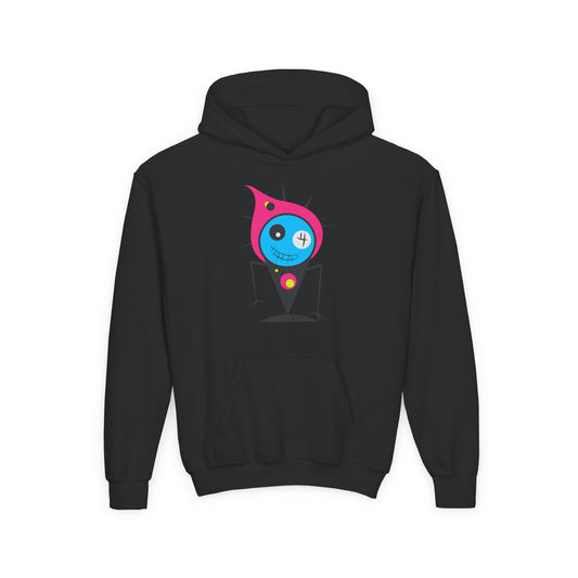 Youth Heavy Blend Hooded Sweatshirt -  Fire monster Printify