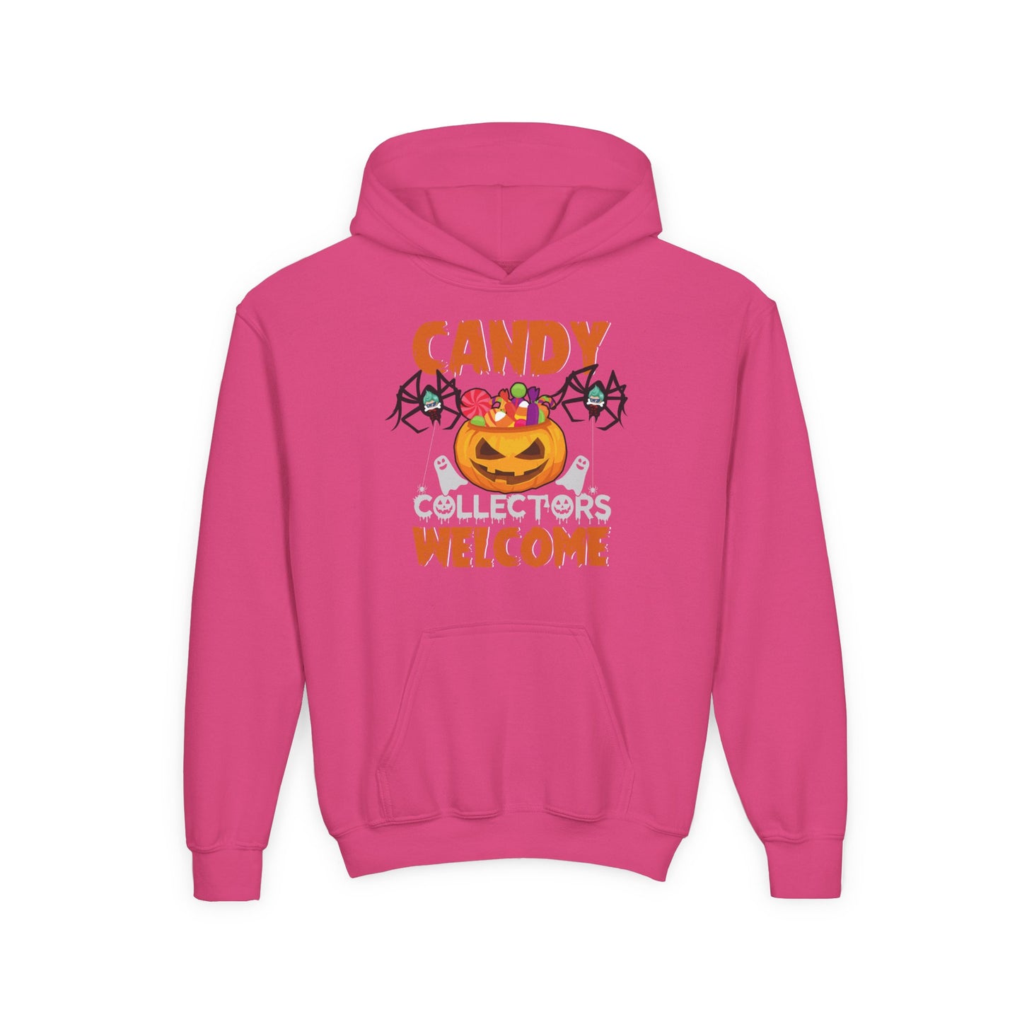 Youth Heavy Blend Hooded Sweatshirt - Candy collectors by super kiddo