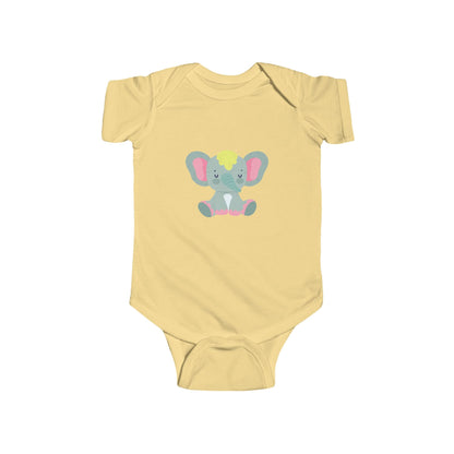 Adorable sleeping cute elephant infant bodysuit Printify