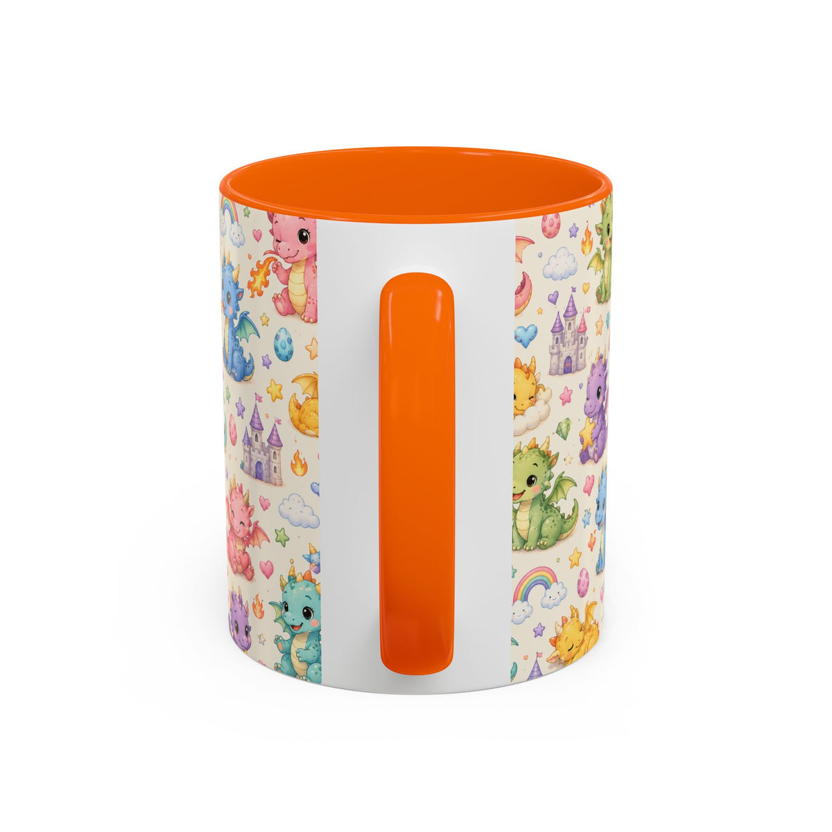 Accent Coffee Mug  (11/15 oz) - Baby Dragon Fantasy