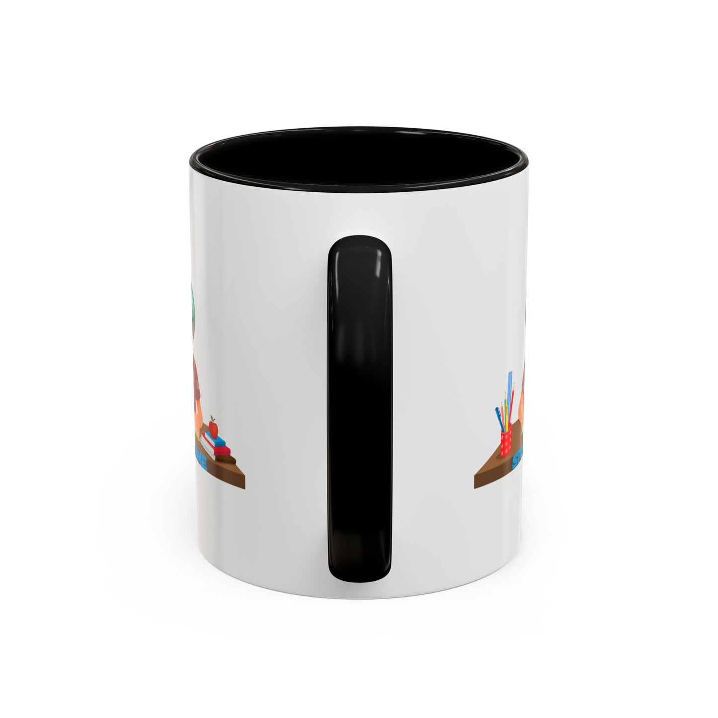 Accent Coffee Mug - Super kiddo studying