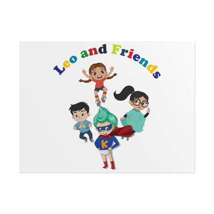 Rolled Posters - Leo & Friends - [[{"value":"Wonderwear Kid"}]]