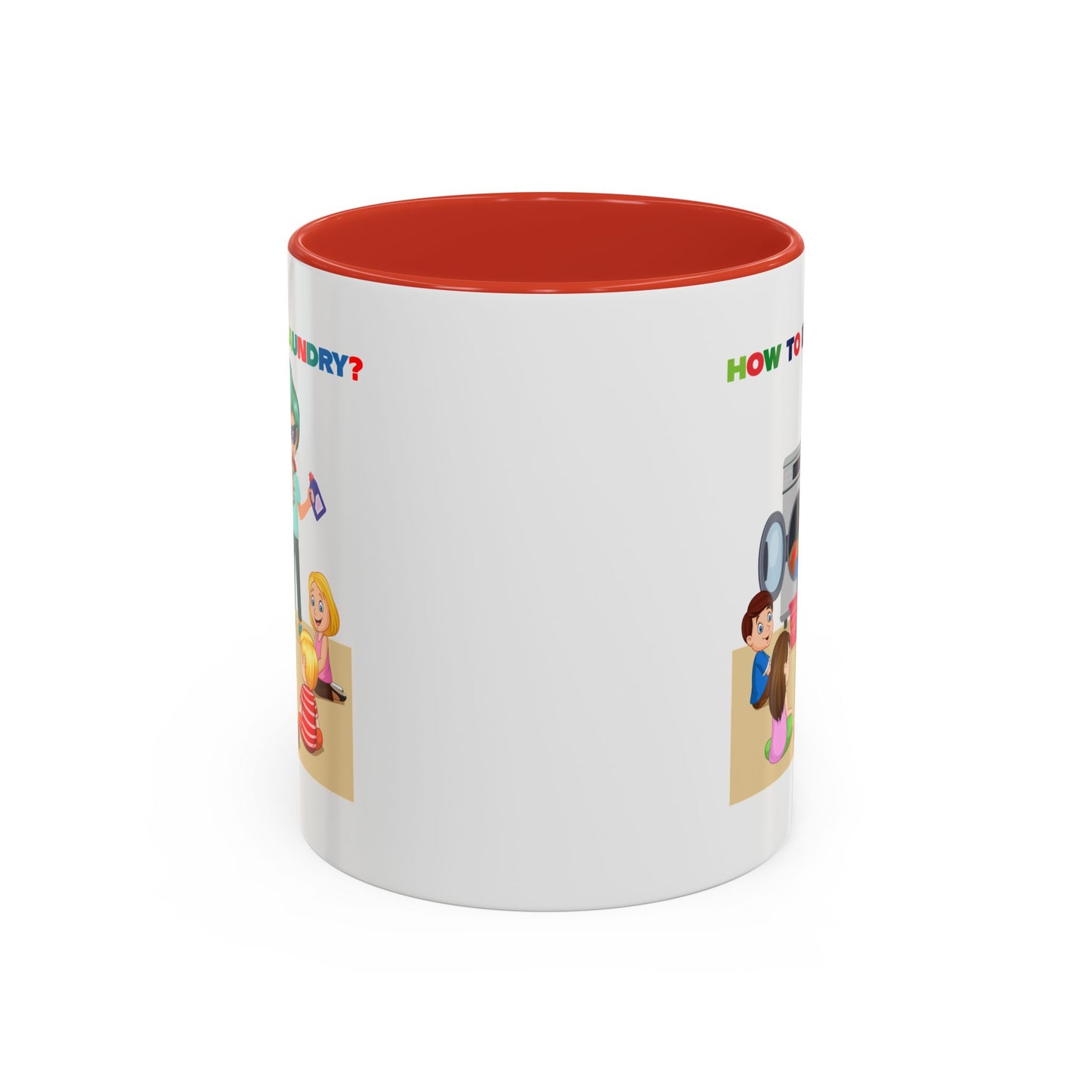 Accent Coffee Mug - super kiddo teaching laundry