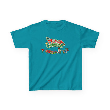 Kids Heavy Cotton™ Tee - Merry christmas from super friends - [[{"value":"Wonderwear Kid"}]]