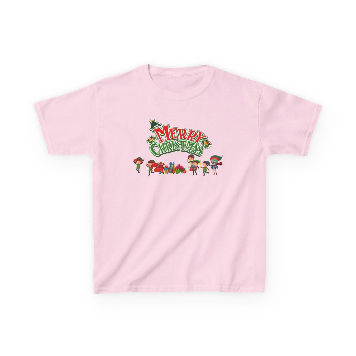 Kids Heavy Cotton™ Tee - Merry christmas from super friends - [[{"value":"Wonderwear Kid"}]]