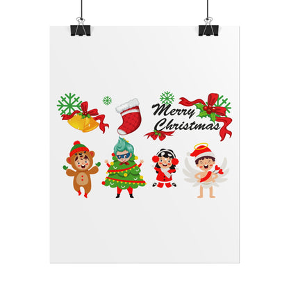 Rolled Posters - Merry christmas from super kid - [[{"value":"Wonderwear Kid"}]]