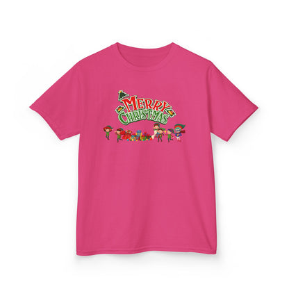 Kids Heavy Cotton™ Tee - Merry christmas from super friends - [[{"value":"Wonderwear Kid"}]]