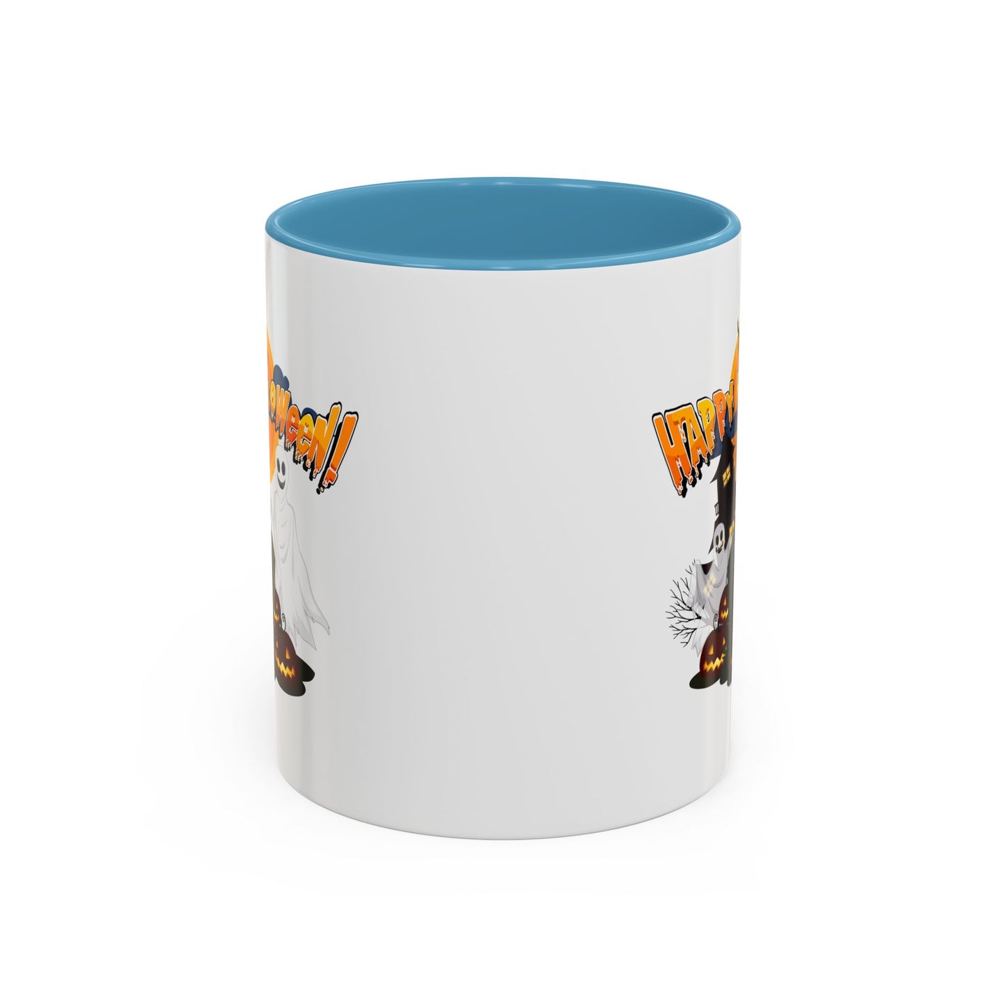 Accent Coffee Mug - Happy holloween - cemetery