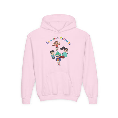 Youth Heavy Blend Hooded Sweatshirt - Leo & Friends - [[{"value":"Wonderwear Kid"}]]