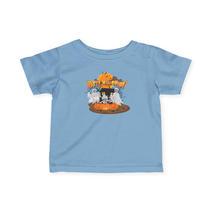 Infant Fine Jersey Tee - Super kiddo with ghost - [[{"value":"Wonderwear Kid"}]]