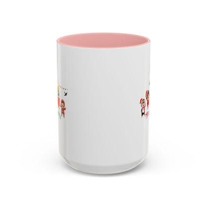 Accent Coffee Mug - Merry christmas by super kiddo and friends - [[{"value":"Wonderwear Kid"}]]