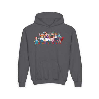 Youth Heavy Blend Hooded Sweatshirt - Happy new year from super kiddo - [[{"value":"Wonderwear Kid"}]]
