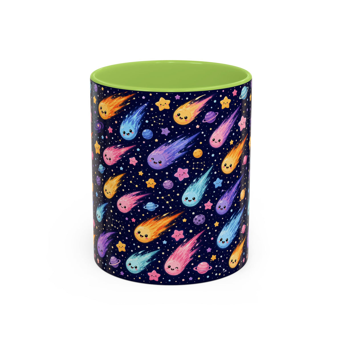Accent Coffee Mug  (11/15 oz) - Cosmic Comet