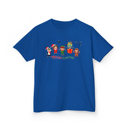 Kids Heavy Cotton™ Tee - Merry christmas by super kiddo and friends - [[{"value":"Wonderwear Kid"}]]
