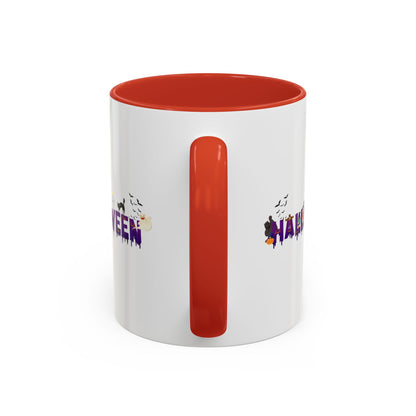 Accent Coffee Mug - Holloween word Printify