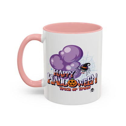 Accent Coffee Mug - Happy holloween - spider kiddo - [[{"value":"Wonderwear Kid"}]]