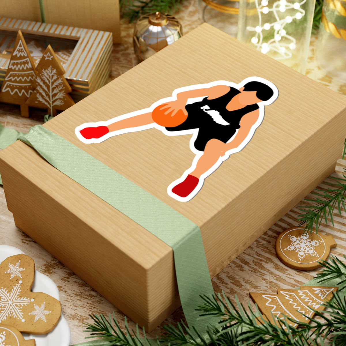 Kiss-Cut Stickers - Basketball