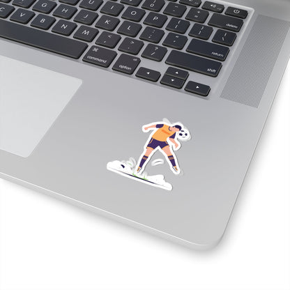 Kiss-Cut Stickers - Man in game Printify
