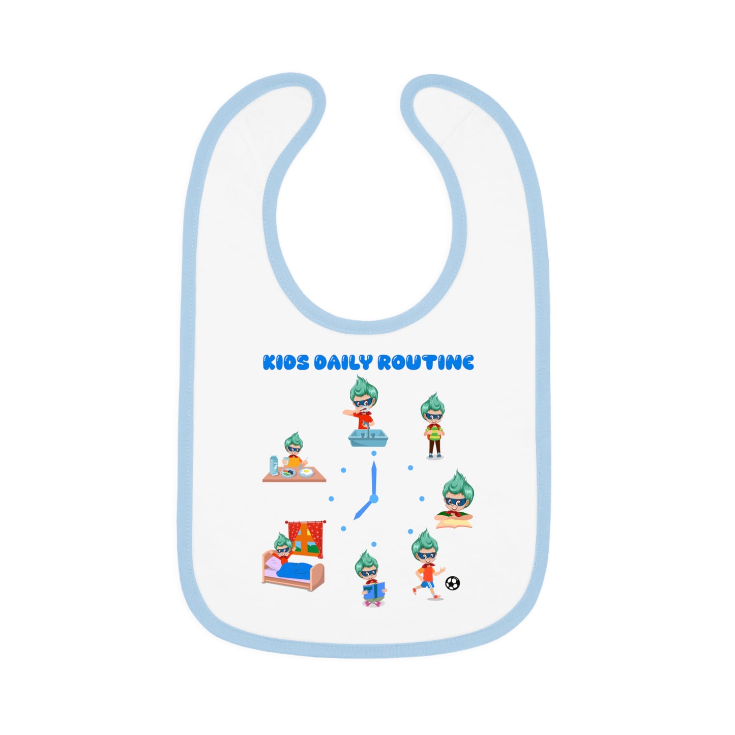 Baby Bib - Super kiddo daily routine