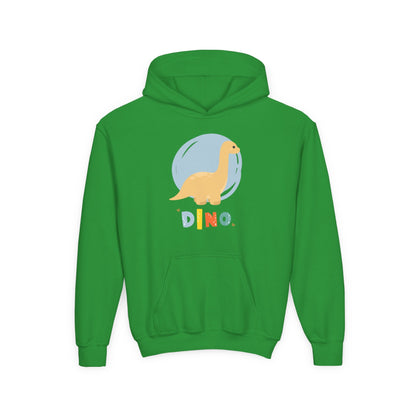 Kids Dino Embrace Hoodie Printify