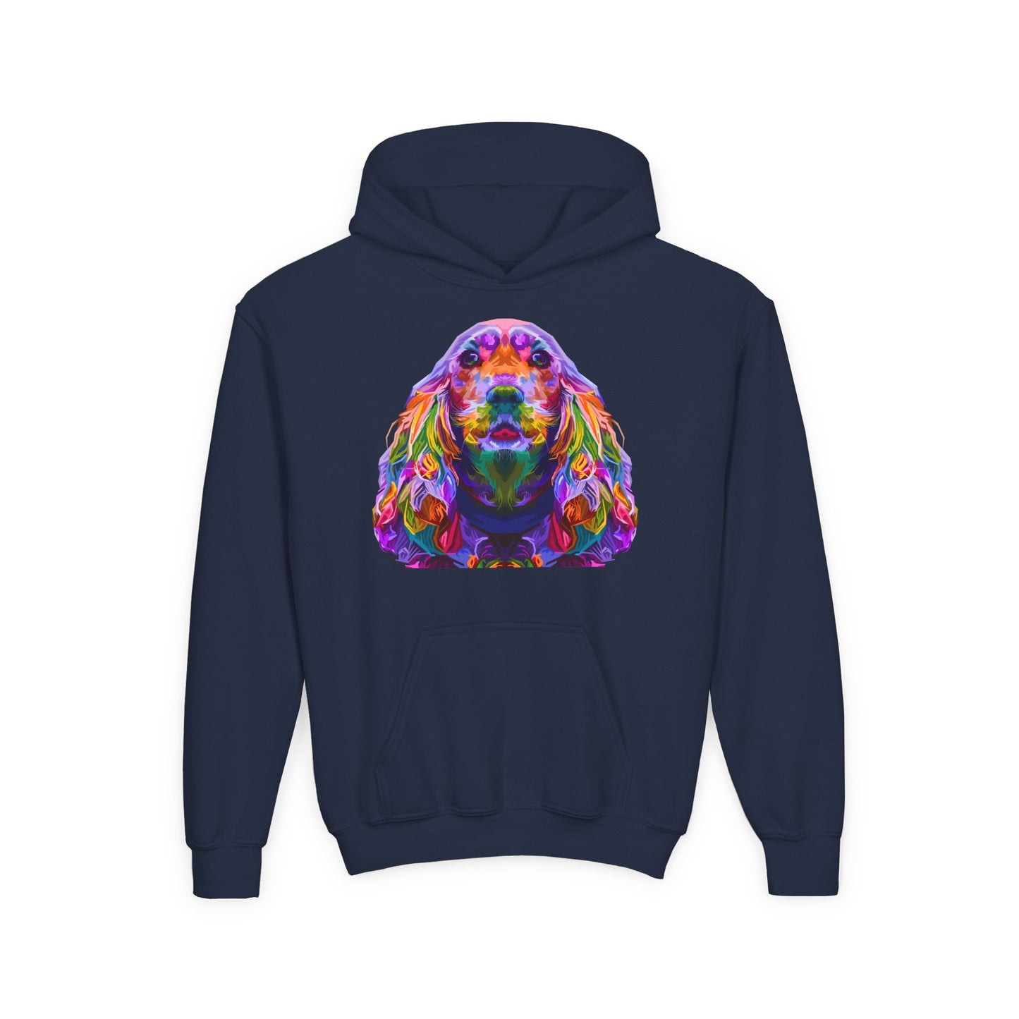 Youth Heavy Blend Hooded Sweatshirt - The golden retriever