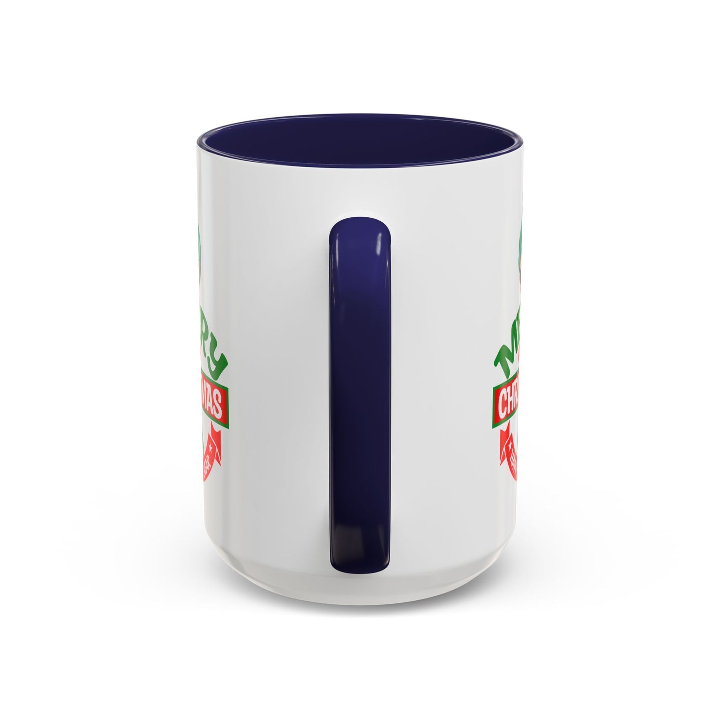 Accent Coffee Mug - Merry chridtmas from super kiddo