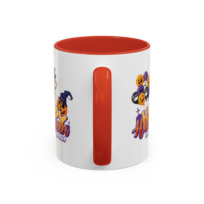 Accent Coffee Mug - Happy halloween trick or treat - [[{"value":"Wonderwear Kid"}]]