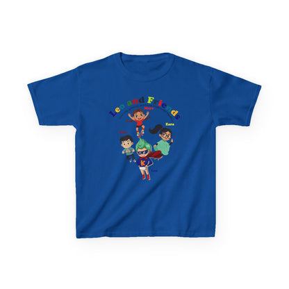 Kids Heavy Cotton™ Tee - Leo & Friends - Learning and growing - [[{"value":"Wonderwear Kid"}]]