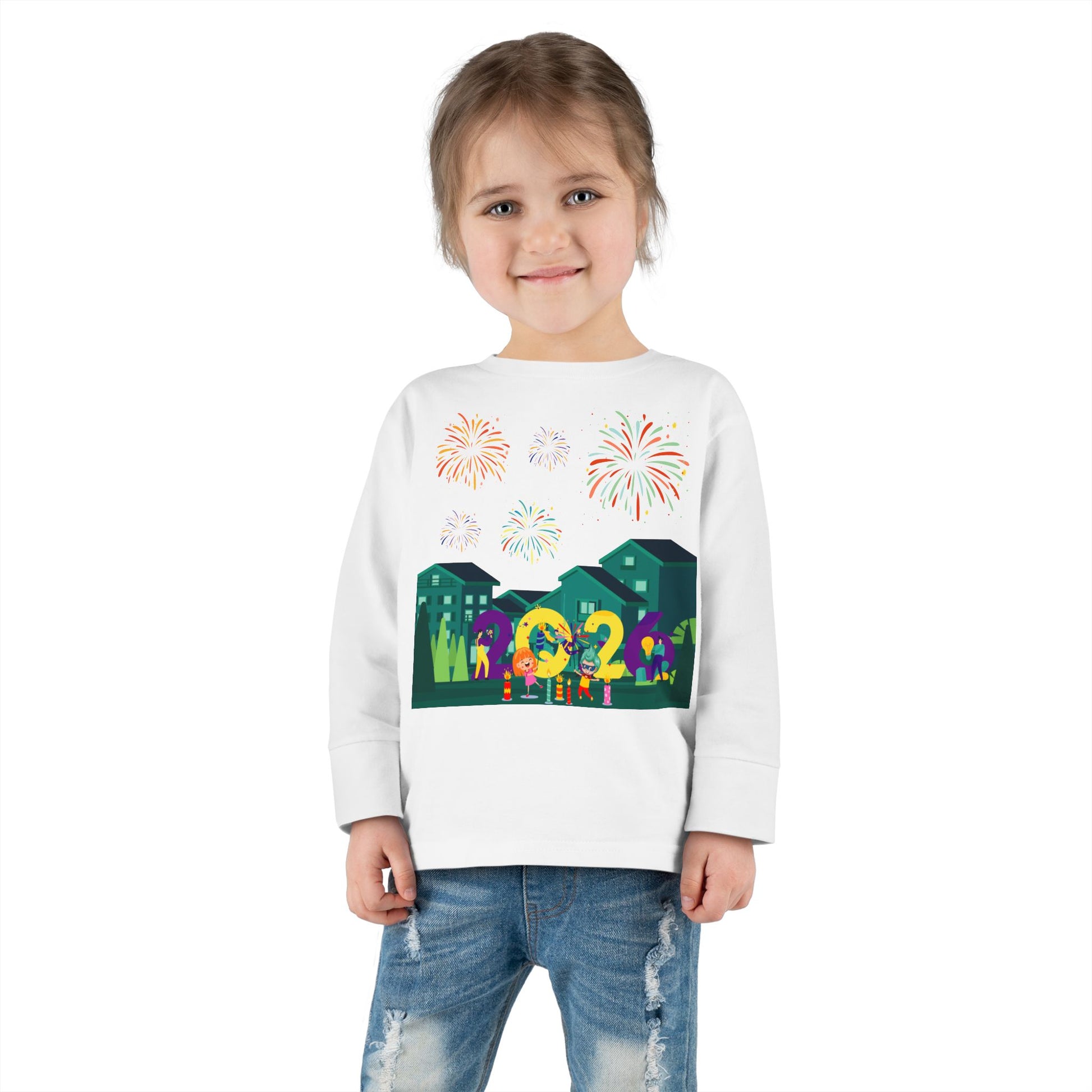 Toddler Long Sleeve Tee - Super kiddo on house - [[{"value":"Wonderwear Kid"}]]
