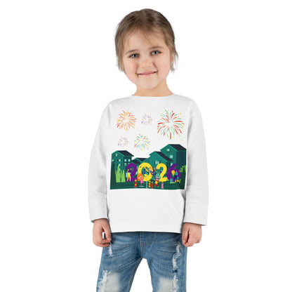 Toddler Long Sleeve Tee - Super kiddo on house - [[{"value":"Wonderwear Kid"}]]