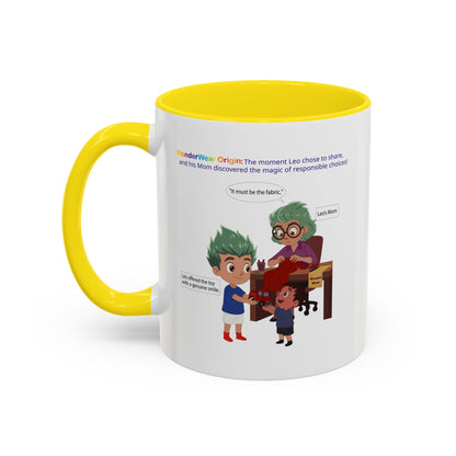 Accent Coffee Mug - WonderWear Origin - [[{"value":"Wonderwear Kid"}]]