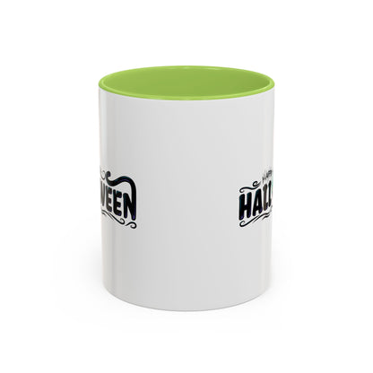 Accent Coffee Mug - Happy halloween by super kiddo Printify