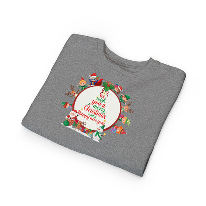Toddler Sweatshirt - We Wish You a Merry Christmas - [[{"value":"Wonderwear Kid"}]]