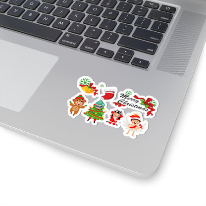 Kiss-Cut Stickers - Merry christmas from super kid - [[{"value":"Wonderwear Kid"}]]