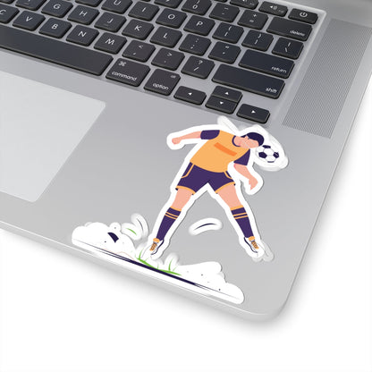 Kiss-Cut Stickers - Man in game Printify