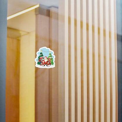 Christmas Kiss-Cut Vinyl Decals – Super kiddo with santa claus - [[{"value":"Wonderwear Kid"}]]